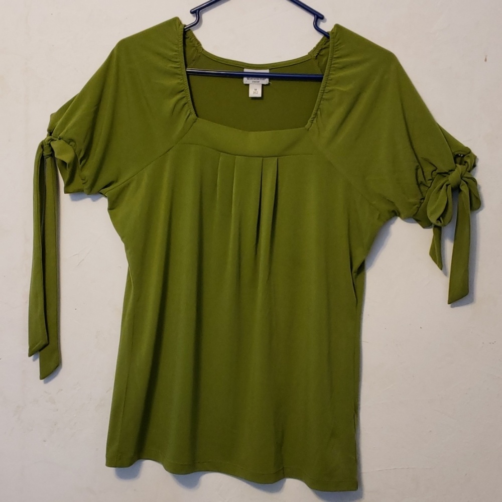 Cute Olive Green Blouse